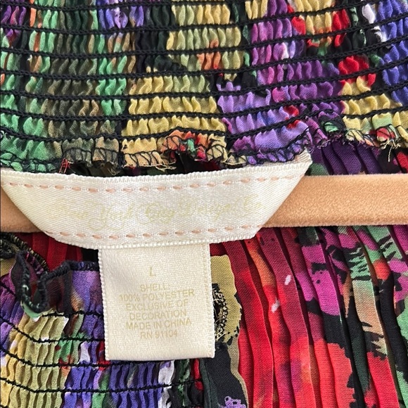 Colorful Sheer Women's Top - Picture 12 of 13